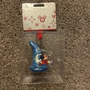 Disney Sketchbook Blue Sorcerer Mickey Ornament